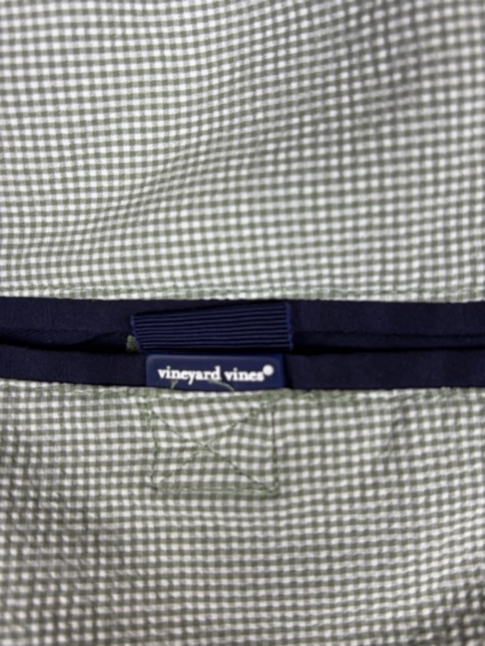 Vineyard Vines Swim Trunks Mens XXL Green Lined Textured Drawstring Swim Beach
